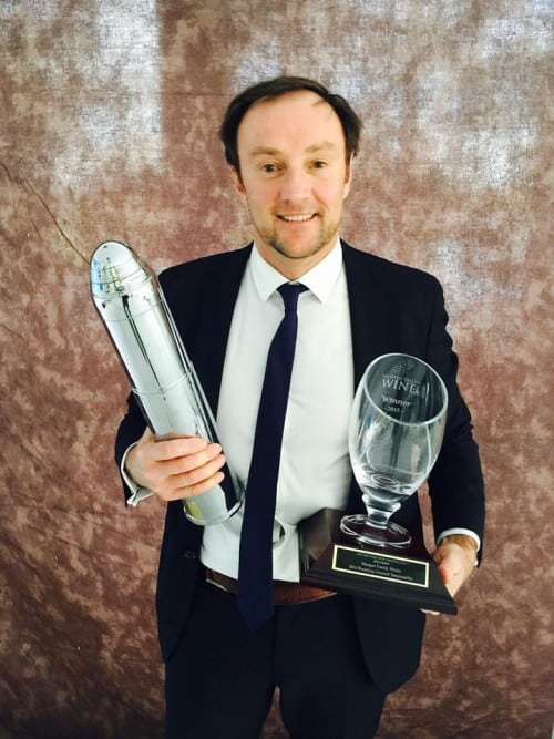 Andrew Margan of Margan Wines with the silver bullet award