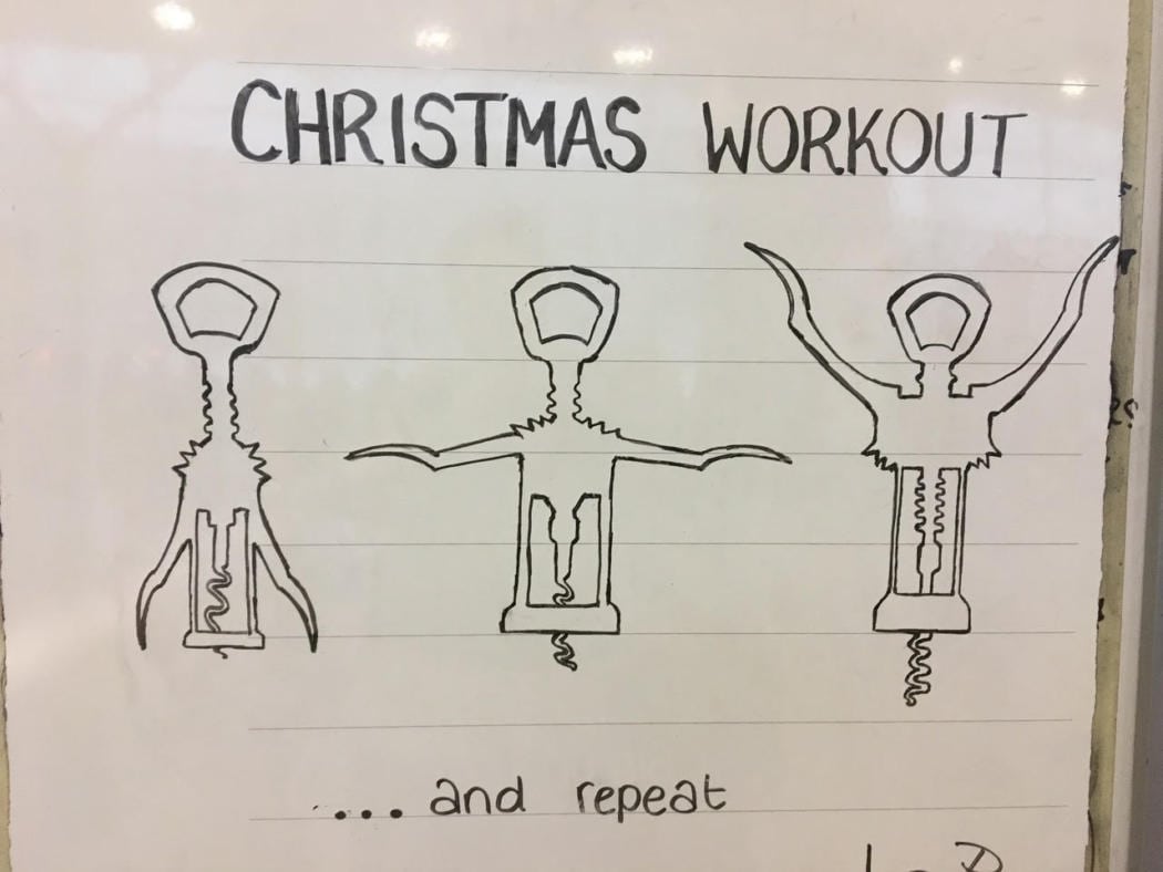 christmas corkscrew