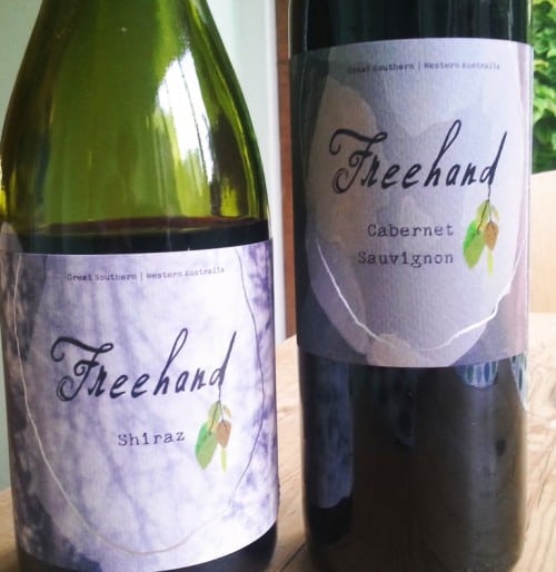 freehand sulphites free shiraz and cab 2013