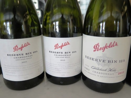 IWC dinner, samples, Penfolds whites Kym S 016