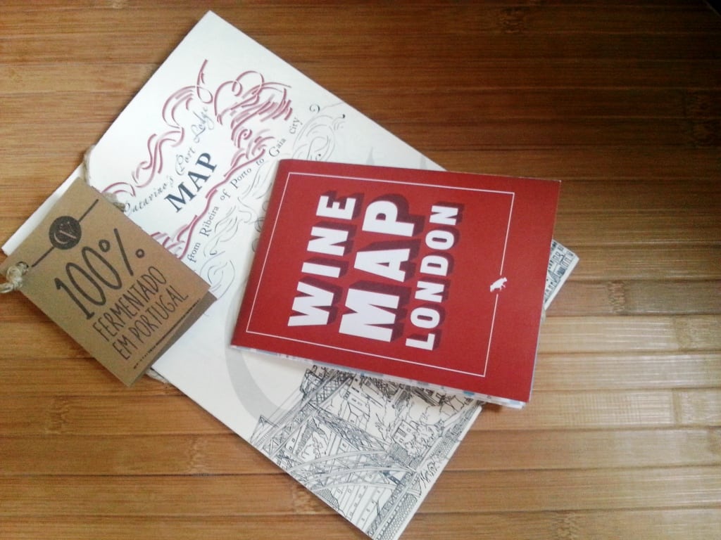london and porto wine maps