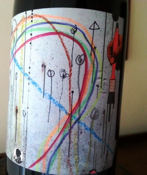 A very special wine - every bottle hand-labelled, each label hand drawn & unique