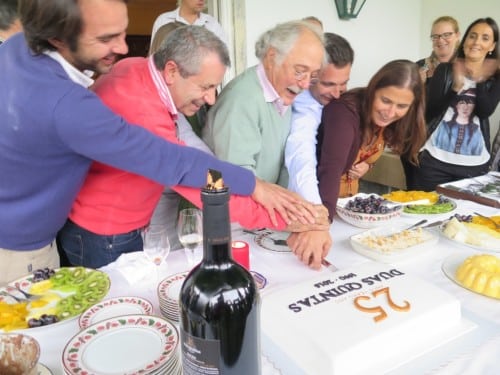 Saturday's lunch concludes with birthday cake of course