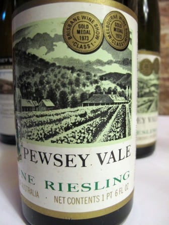 Pewsey Vale Riesling 1973
